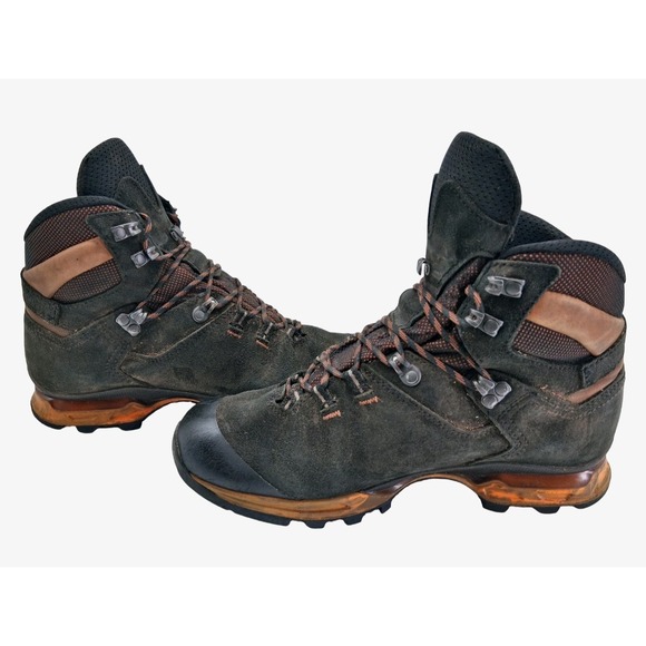 Hanwag Snow Boots Mens Size 9.5 Brown Suede Vibram Winter Hiking Ankle Trail main image 6